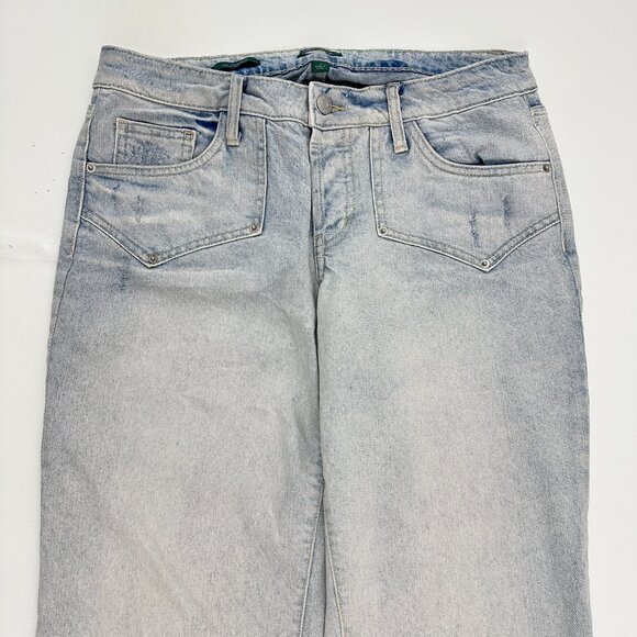 Wild Fable Low Rise Bootcut Button Fly Women's size 8 Light Blue Denim Jeans - Picture 2 of 6